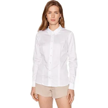 Dámská móda GUESS DÁMSKÁ KOŠILE LS CATE SHIRT WHITE W2YH41WAF10 G011 Velikost: M