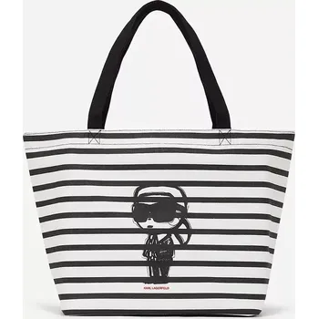 Kabelka Bavlněná kabelka Karl Lagerfeld IKON A2W50001 černá 99A, vel. ONE SIZE