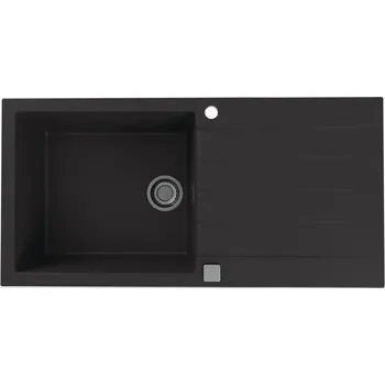 Granitový dřez ALVEUS 1140598 - Kuchyňský dřez CADIT 100x50 cm granit/černá