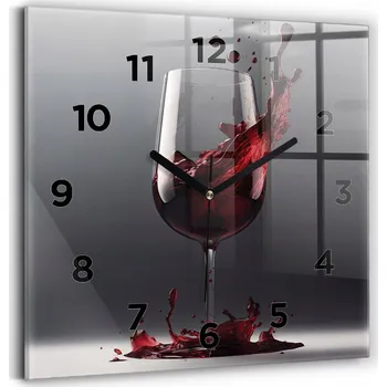 Hodiny Nástěnné hodiny Wallfluent černé 30 cm