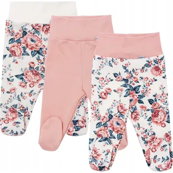 Dupačky 3 BALENÍ POLODUPAČEK KOJENECKÉ BEZTLAKOVÉ BAVLNA 56