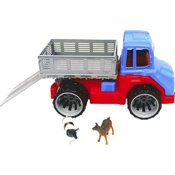 autodráha PL Auto farmářské funkční volný chod set se 2 zvířátky 3 barvy