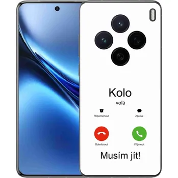 Pouzdro na mobilní telefon Gelový kryt mmCase na Vivo X200 5G - kolo volá bílé pozadí