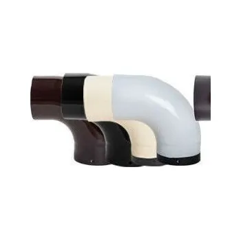 Kouřovod Jotul koleno hladké 90 / 150mm - bílý smalt (síla 0,6 mm)