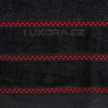 Ručníček AMBER černý,30x50