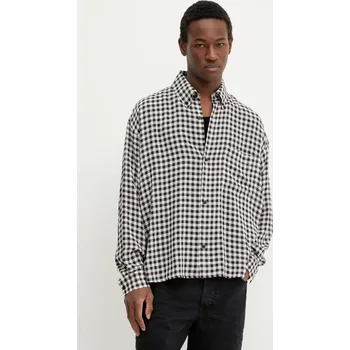 Pánská košile Košile Won Hundred pánská, černá barva, relaxed, s límečkem button-down, 3550-14274 3550.14274 99X, vel. M