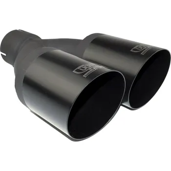 Zadní díl výfuku ULTER SPORT Koncovka výfuku 2x90 mm černá NBL2-90-1* Průměr vstupu: 55 mm