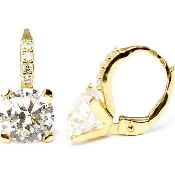 Náušnice Zlaté náušnice se zirkony