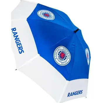 Deštník Premier League Licensing Glasgow Rangers Double Canopy golfový deštník ROZBALENO
