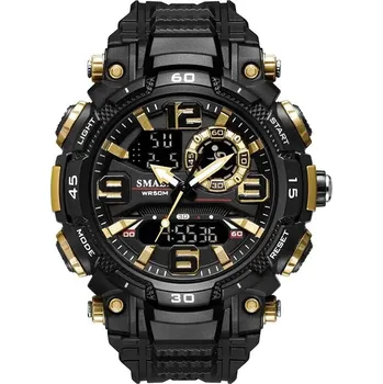 Hodinky Unisex digitální hodinky DF900 Barva (Varianta): BLACK GOLD