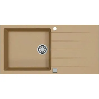 Granitový dřez ALVEUS 1140597 - Kuchyňský dřez CADIT 100x50 cm granit/béžová