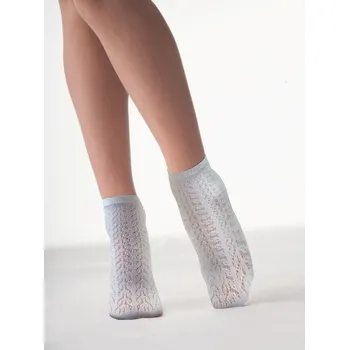 Dívčí prolamované ponožky Knittex Mia bianco univerzální