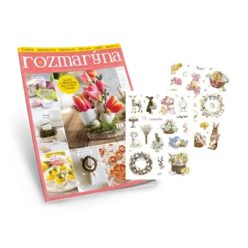 Časopis Rozmarýna 4/2025 - Duben ve znamení tradic + Velikonoční samolepky (Rozmanité nápady pro spokojený život)
