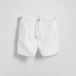 Reserved - Šortky slim fit - bílá - 9341N-00X - 9341N-00X-XXL