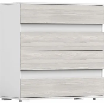 Komoda Eoshop Komoda Osileh 4S, Dub Kathult / Bílá