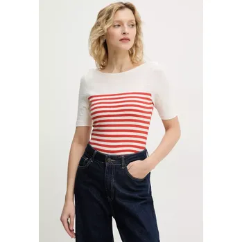 Pánské tričko Bavlněné tričko Marc O'Polo červená barva, 503219651333 33X, vel. L