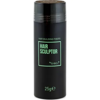 Barva na vlasy Pudr pro zakrytí řídnoucích vlasů plnitelný Sibel Hair Building Fibers - středně hnědá, 25g (8903003) + dárek zdarma