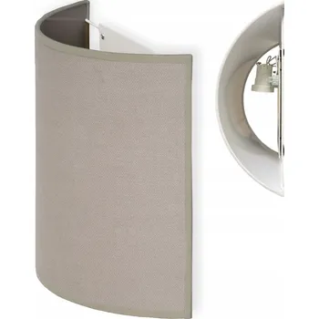 Nástěnné svítidlo Nástěnné svítidlo LED do pokoje Béžové SOFT 60W 25 cm Stínidlo Půlměsíc
