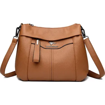 Kabelka Dámská kožená kabelka FLY840 Barva (Varianta): Žlutá