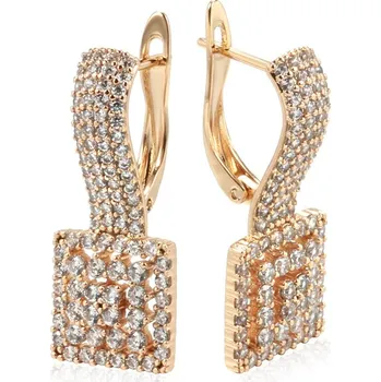 Náušnice Masivní náušnice s kamínky Barva (Varianta): H1413