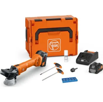 FEIN AKFH 18-5 AS, základní sada na úkosy se dvěma akumulátory 8 Ah ProCore Akumulátorová hranová fréza do 5 mm s uživatelskou s 71380563000 Sleva 15%, při objednávce nad 3500,-Kč doprava zdarma