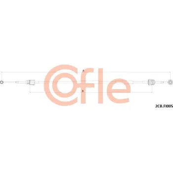 Převodovka COFLE Tažné lanko, ruční převodovka 2CB.FI005