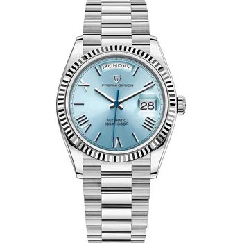 Hodinky Pánské analogové hodinky s kovovým páskem TF927 Barva (Varianta): Ice Blue