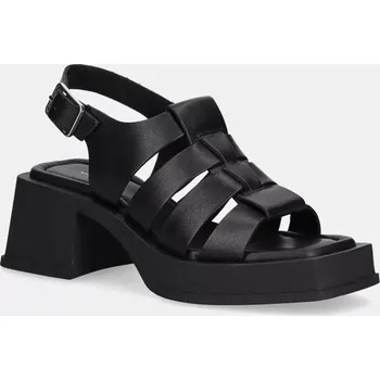Dámské sandále Kožené sandály Vagabond Shoemakers HENNIE černá barva, 5937-001-20 5937.001.20 99X, EUR 36
