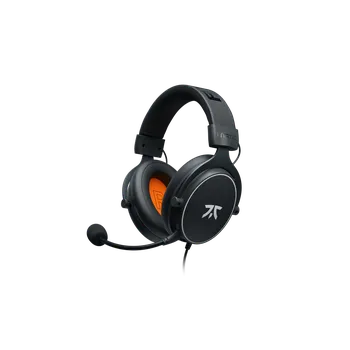 Sluchátka Fnatic REACT Výkonný herní headset, 3,5mm jack, Proteinová kůže, černý