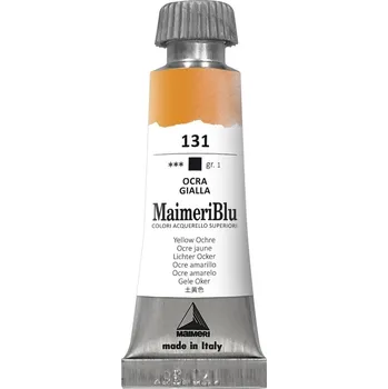 Vodová barva Maimeri Blu Akvarelová barva Yellow Ochre 131 12 ml 1 ks