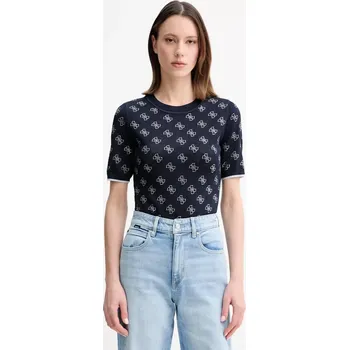 Dámský svetr Svetr Guess ROSIE dámský, tmavomodrá barva, lehký, W5GR20 Z3D60 W5GR20.Z3D60 59X, vel. XS