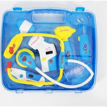 Hra na doktory Dětský lékařský kufřík – modrý