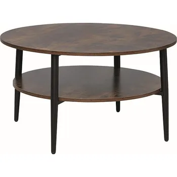 Obývací pokoj Konferenční stolek hnědá/černá mat ELLA A