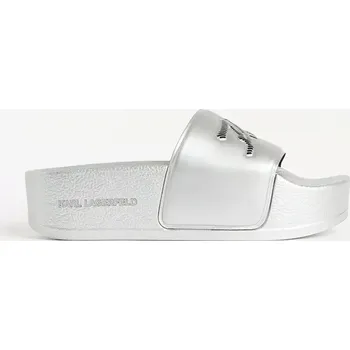 Dámské pantofle Pantofle Karl Lagerfeld KONDO MAXI dámské, stříbrná barva, na platformě, KL80872 KL80872.VSL SLV, EUR 39