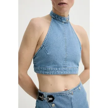 Dámská halenka Džínová blůza Nanushka ARINA NW25RSTP09053 modrá 55J, vel. XS