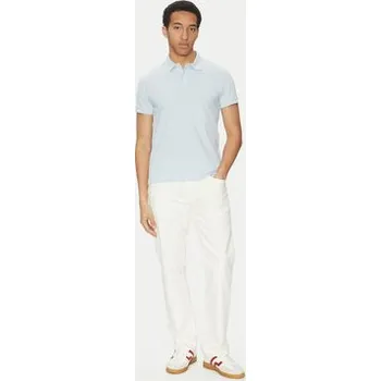 Pánské tričko Geox Polokošile M5511B T3240 F4508 Světle modrá Regular Fit XL