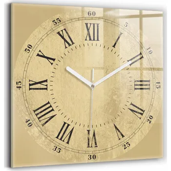 Hodiny Nástěnné hodiny Wallfluent žluté 30 cm