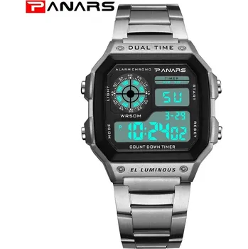 Hodinky Unisex digitální hodinky DF897 Barva (Varianta): silvery