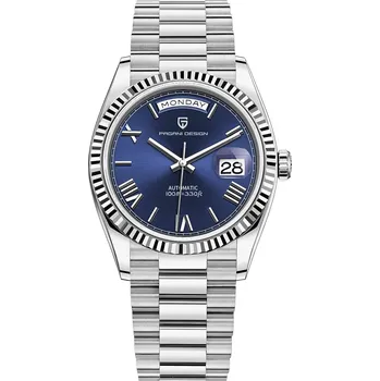 Hodinky Pánské analogové hodinky s kovovým páskem TF938 Barva (Varianta): Modrá