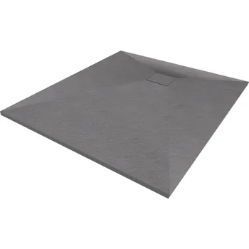 Sprchová vanička Gamma Erga Oldaf, SMC obdélníková sprchová vanička 100 x 80 cm, šedá matná, ERG-GMA-OL-80100G