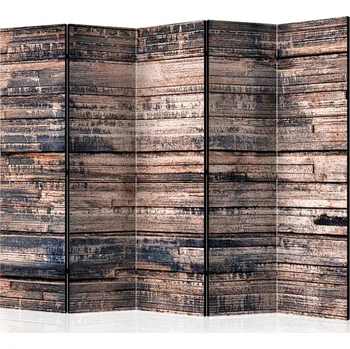 Paraván Paraván 5dílný - Opálená prkna II