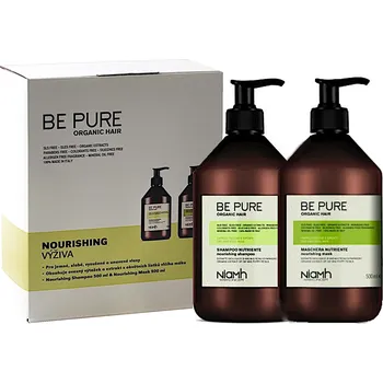 Kosmetická sada Dárková sada pro péči o suché a oslabené vlasy Niamh Be Pure Nourishing (1352B) + dárek zdarma