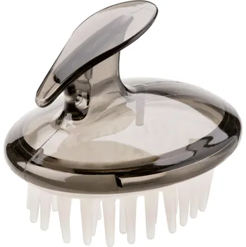 Masážní silikonový kartáč na pokožku hlavy Eurostil Professional - šedý (04427)