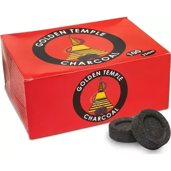 Čajovna Golden Temple Rychlozápalné uhlíky 3,3 cm 10 ks