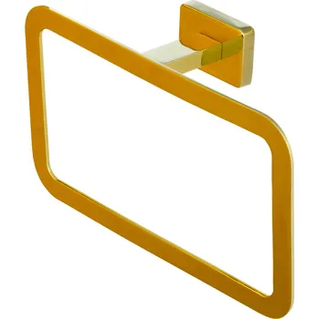 Držák na ručník Gamma Caro, držák na ručníky, zlatá lesklá, GMA-UR-CARO-GD