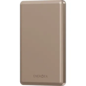 Powerbanka ENERGEA AluPac Mini 5K bezdrátová MagSafe powerbanka s portem USB-C - 5 000 mAh - zlatá