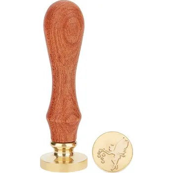 Razítko Pečetní razítko, VÍLA S HŮLKOU, 7,8x2,2 cm, 1ks