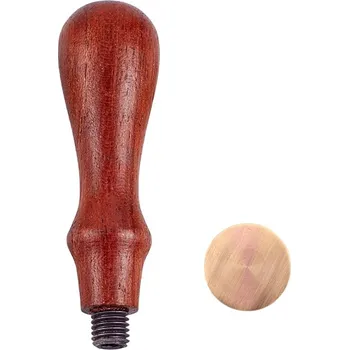 Razítko Pečetní razítko, HNĚDÁ mosazná hlava, 7,8x2,2 cm, 1ks