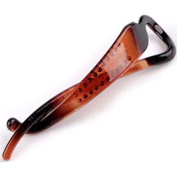 Velká spona do vlasů se zoubky - 2 jantar transparent