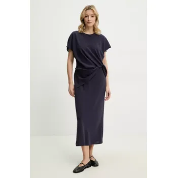 Dámské šaty Šaty Answear.LAB tmavomodrá barva, maxi 58057.TKK 59X, vel. M